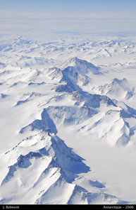L'Antarctique vue d'avion
